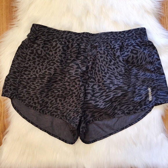 leopard print gym shorts